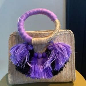 Authentic artisan palm purse